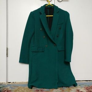 Emerald green coat